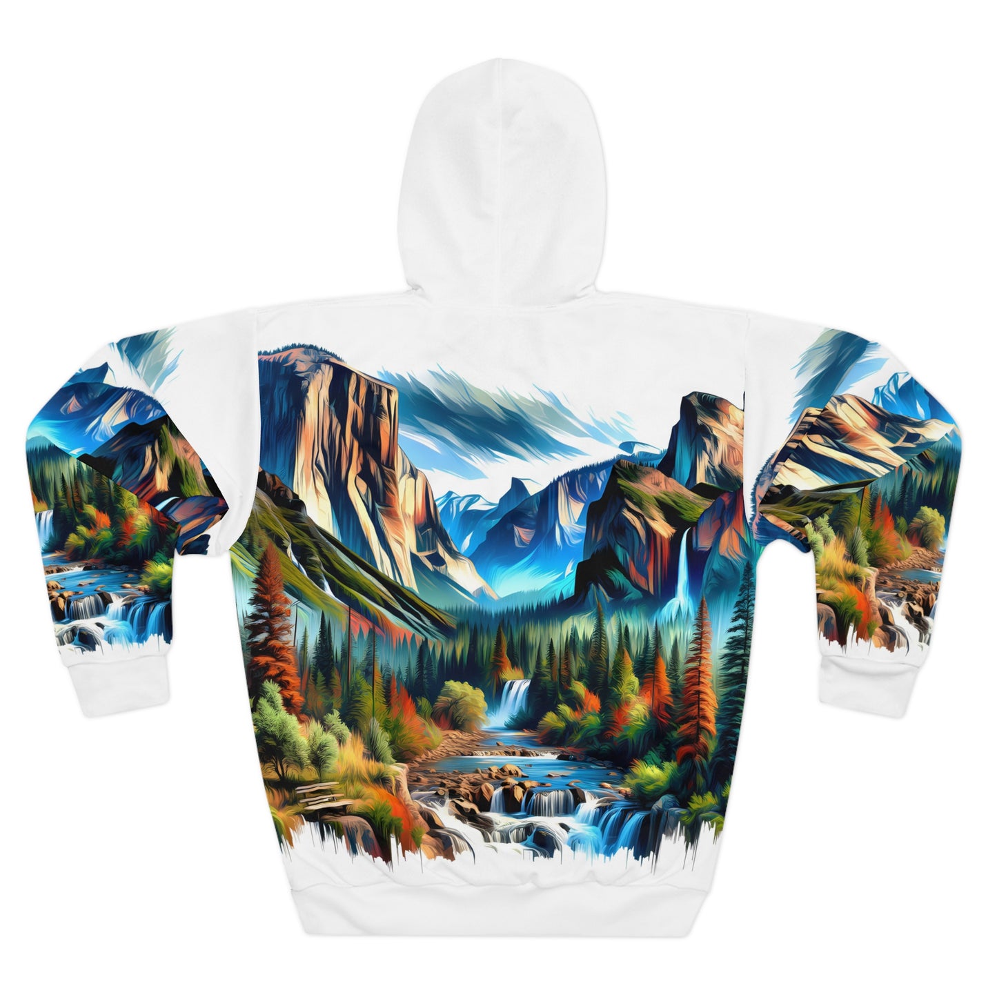 El Capitan Artistic Hoodie All-Over Print Adventure Nature Pullover