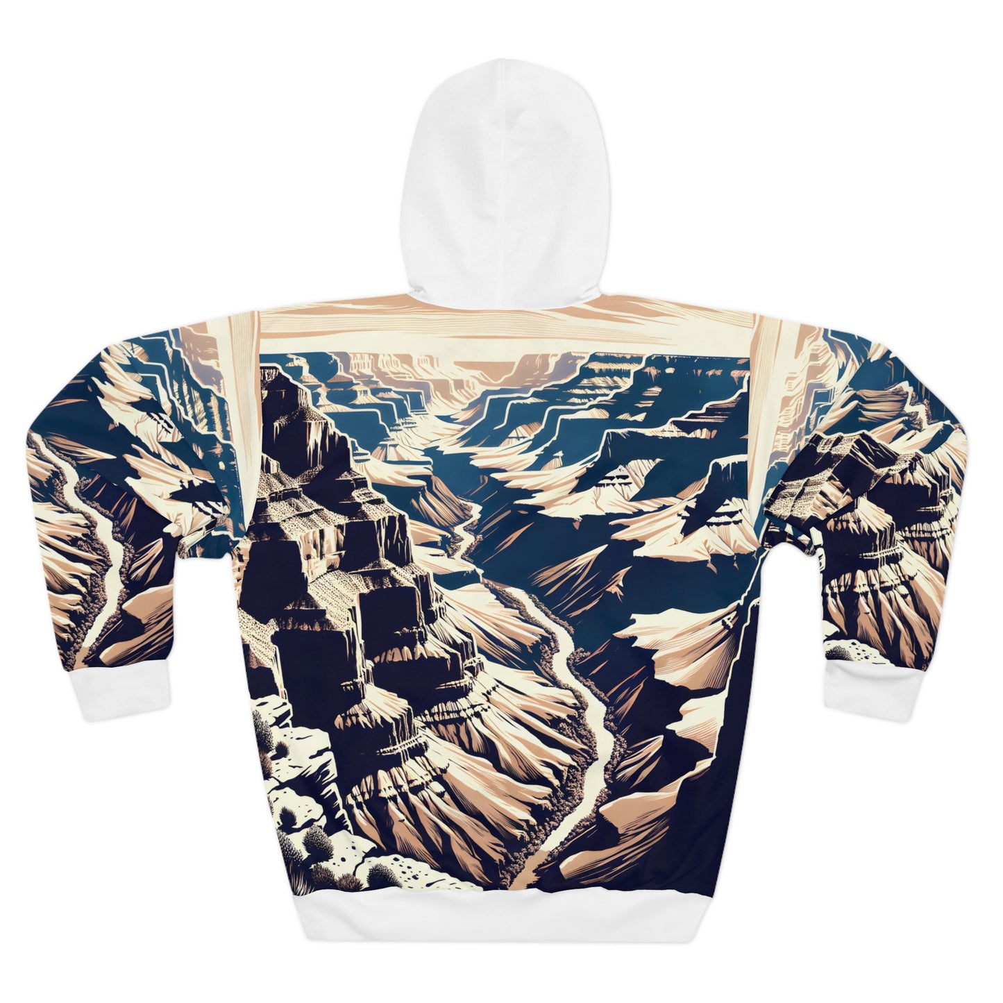All-Over Print Hoodie Featuring Grand Canyon National Park Design