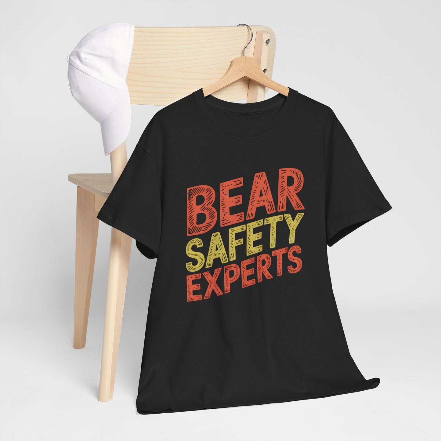 Bear Safety Tips Expert Guide Graphic T Shirt Camping Outdoor Short Sleeve