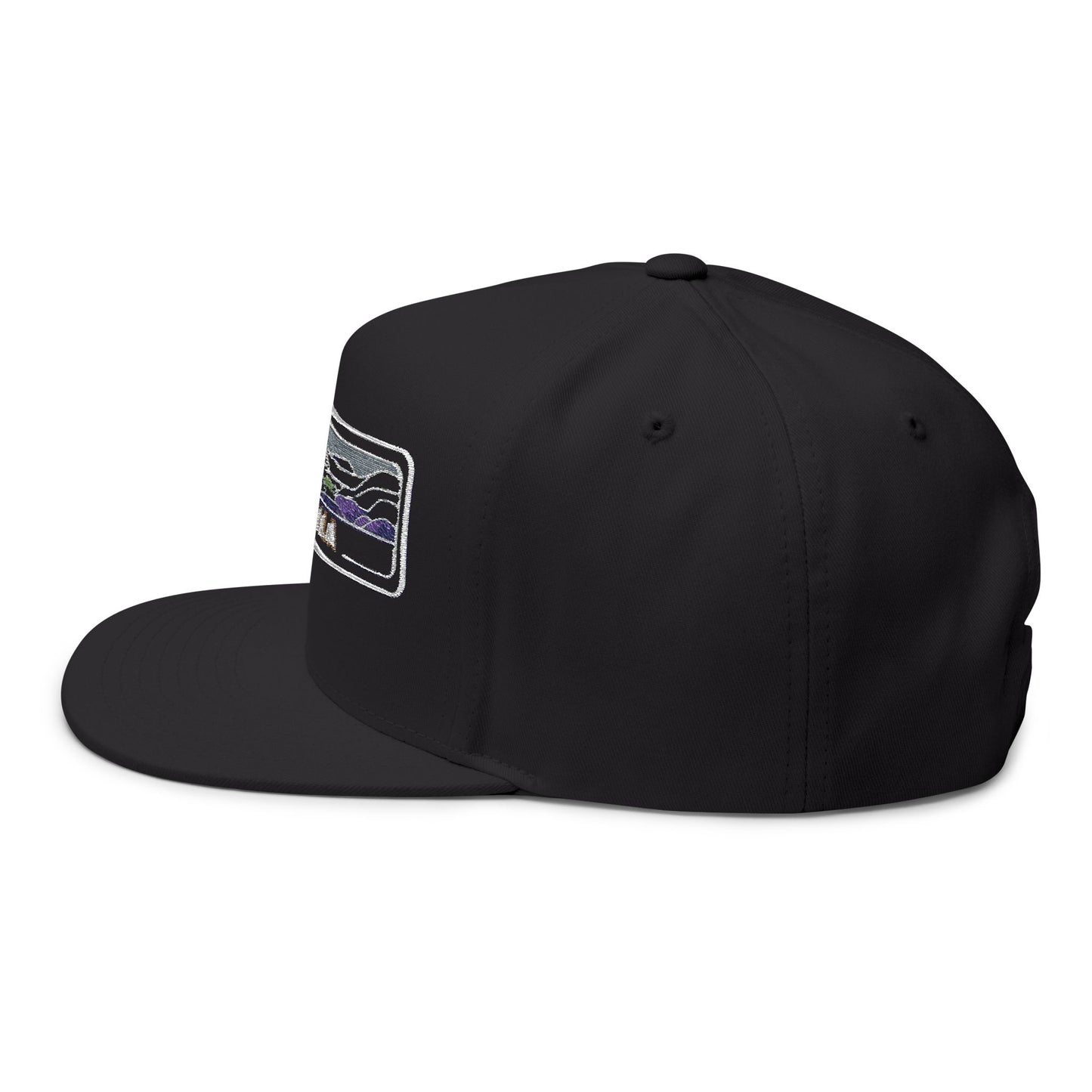 La Jolla Flat Bill Hat Adjustable Fashion Cap Beach Style Outdoor Gear