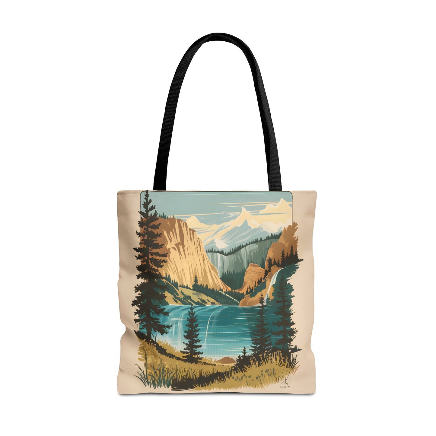 Hanging Lake Trail Tote Bag Eco Friendly Outdoor Adventure All Over Print