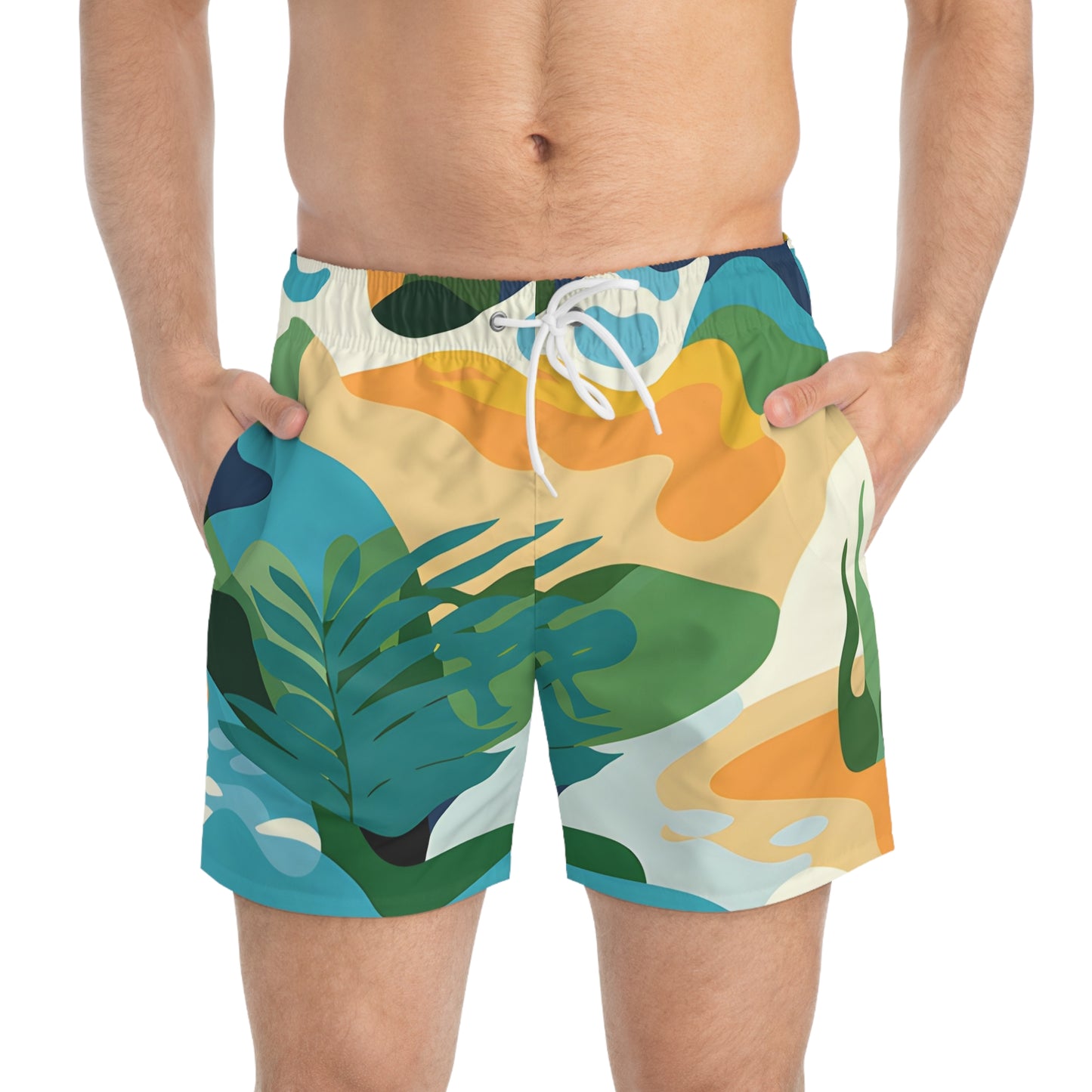 Kona Current Men's Swim Trunks Shorts Hawaiian Beachwear Summer Surf Surfer