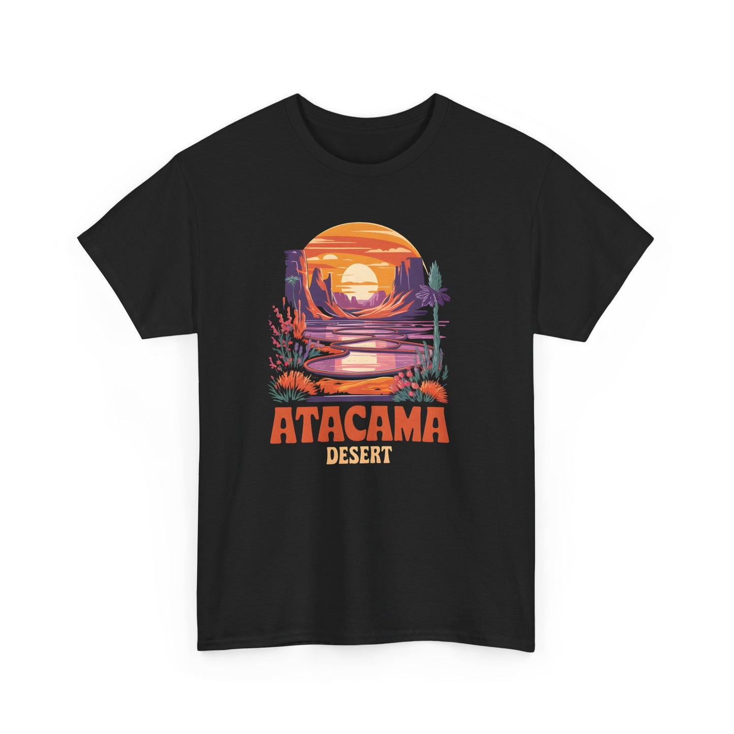 Atacama Desert Adventure Tee, Outdoor Hiking Apparel Design Shirt, Unisex Heavy
