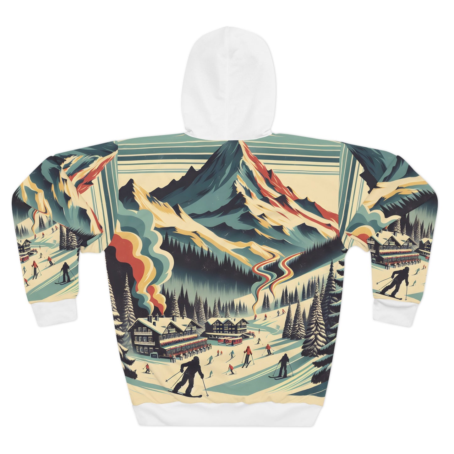 Mount Rainier Hoodie Outdoor Apparel All Over Print National Park Art Apparel
