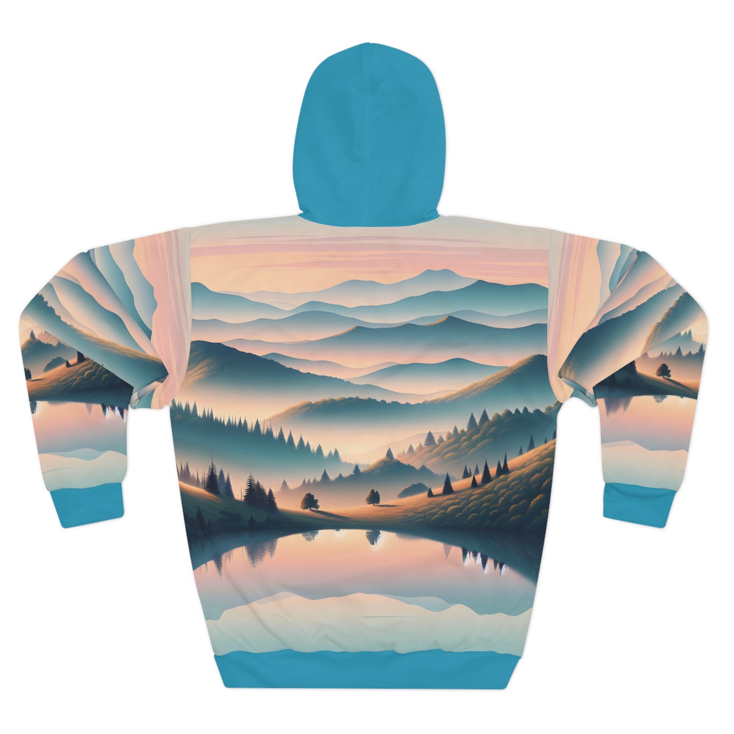 Great Smoky Mountains Hoodie All Over Print Outdoor Travel Apparel Art Casual
