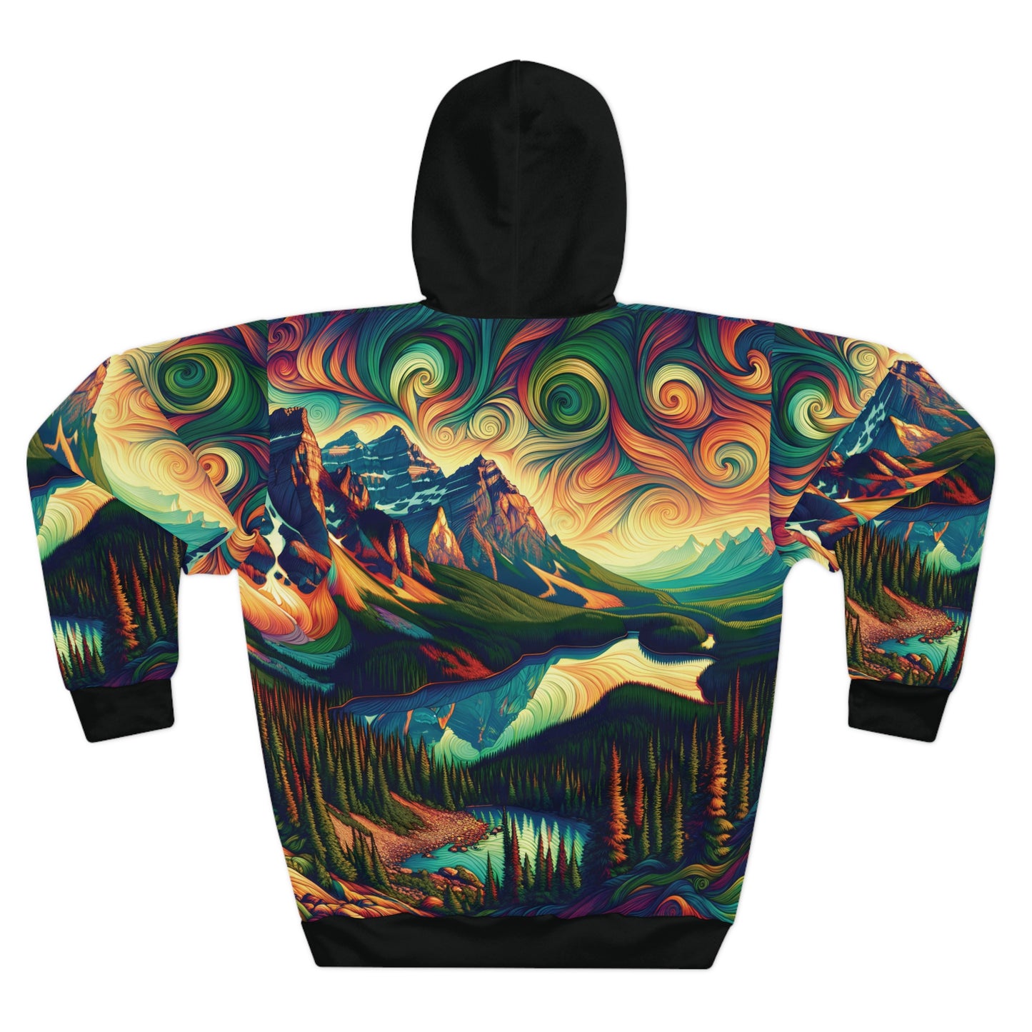 All-Over Print Hoodie The Enchantments National Park Outdoor Adventure Apparel