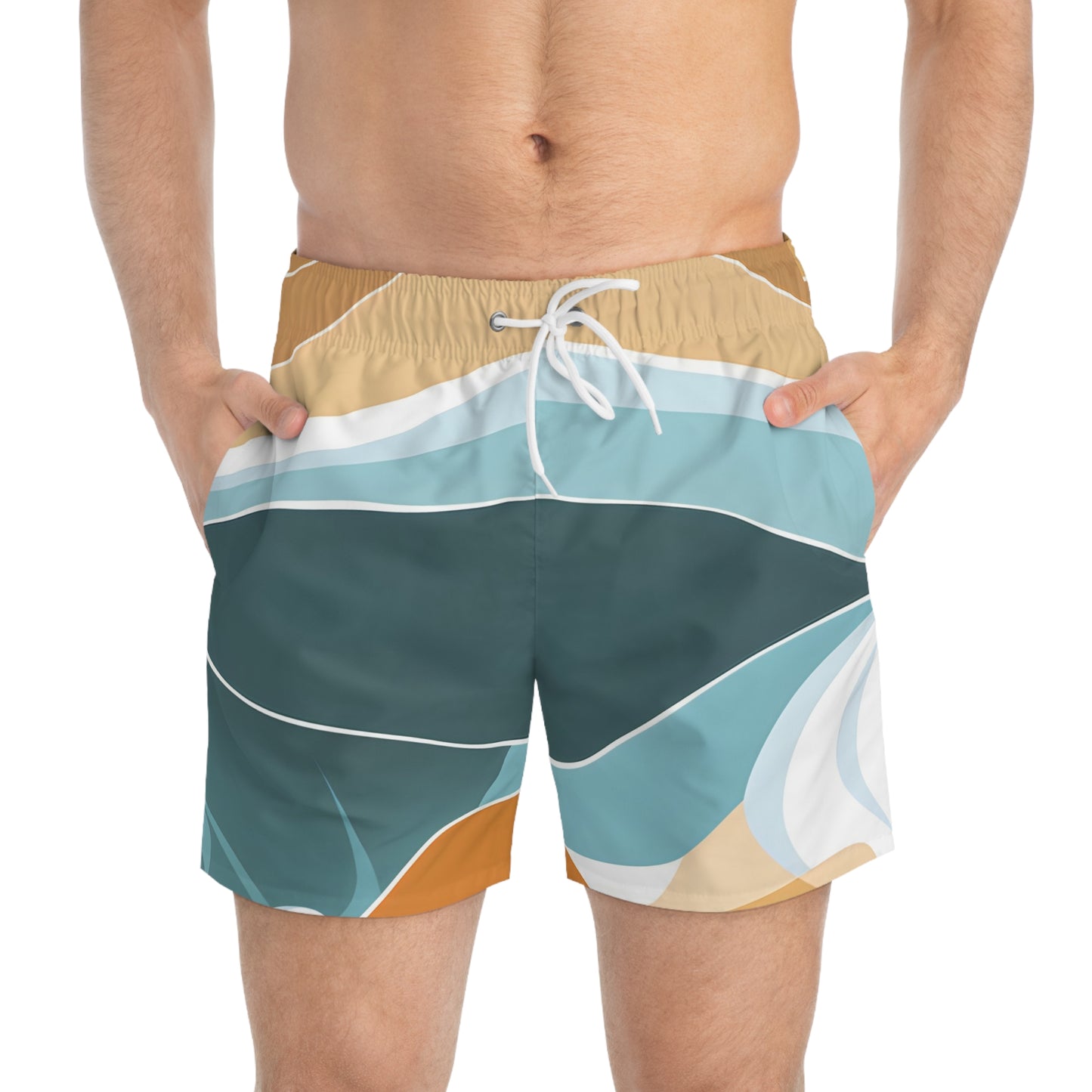 Mellow Surf Mens Swim Trunks Beachwear Quick Dry Swim Shorts