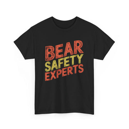Bear Safety Tips Expert Guide Graphic T Shirt Camping Outdoor Short Sleeve