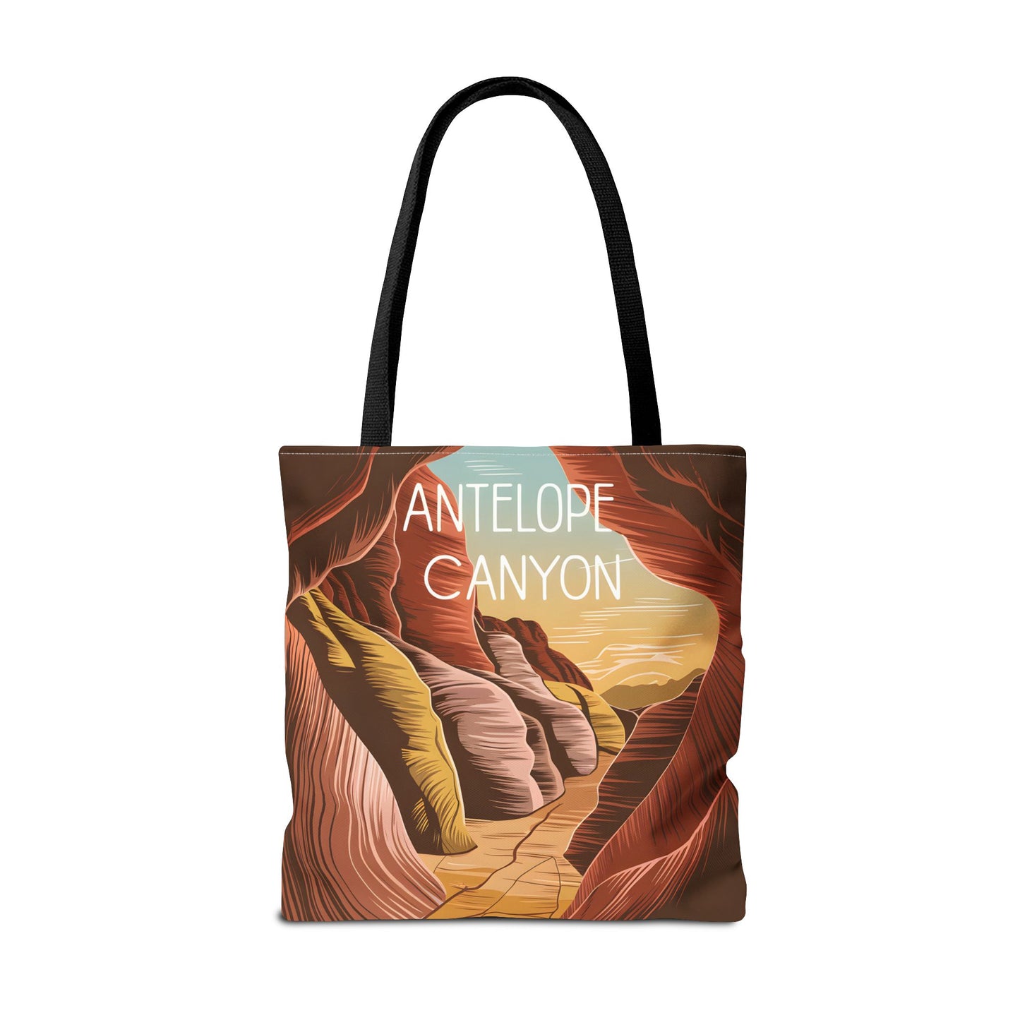 Antelope Canyon All Over Print Tote Bag Unique Design Travel Accessory