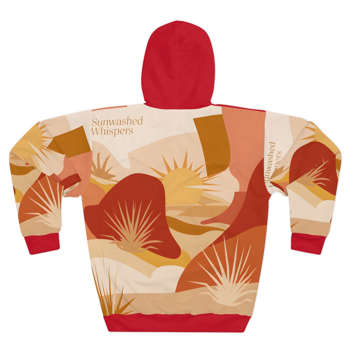 Sunwashed Whispers Art All Over Print Hoodie Outdoor Travel Apparel Nature