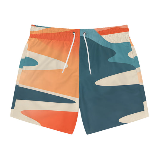 Twilight Bay Men's Swim Trunks Comfortable Beachwear Shorts Quick Dry Surf