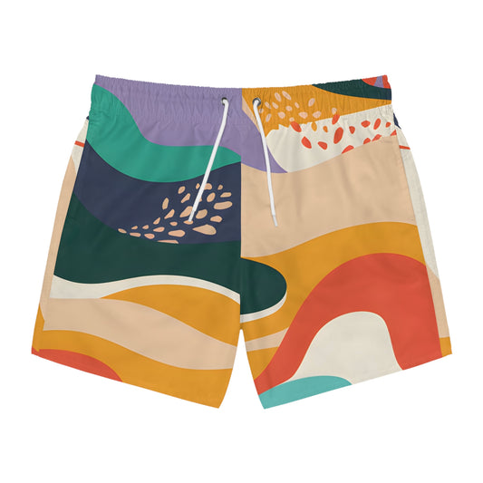 Palm Tide Mens Swim Trunks Beachwear Summer Fashion Quick Dry
