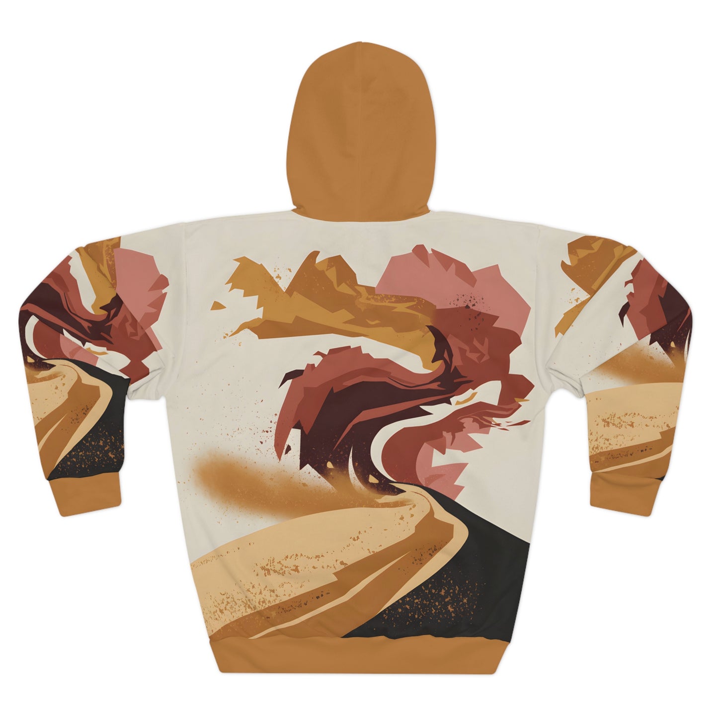 Dust Storm Drift Hoodie All Over Print Outdoor Travel Apparel Unique Design