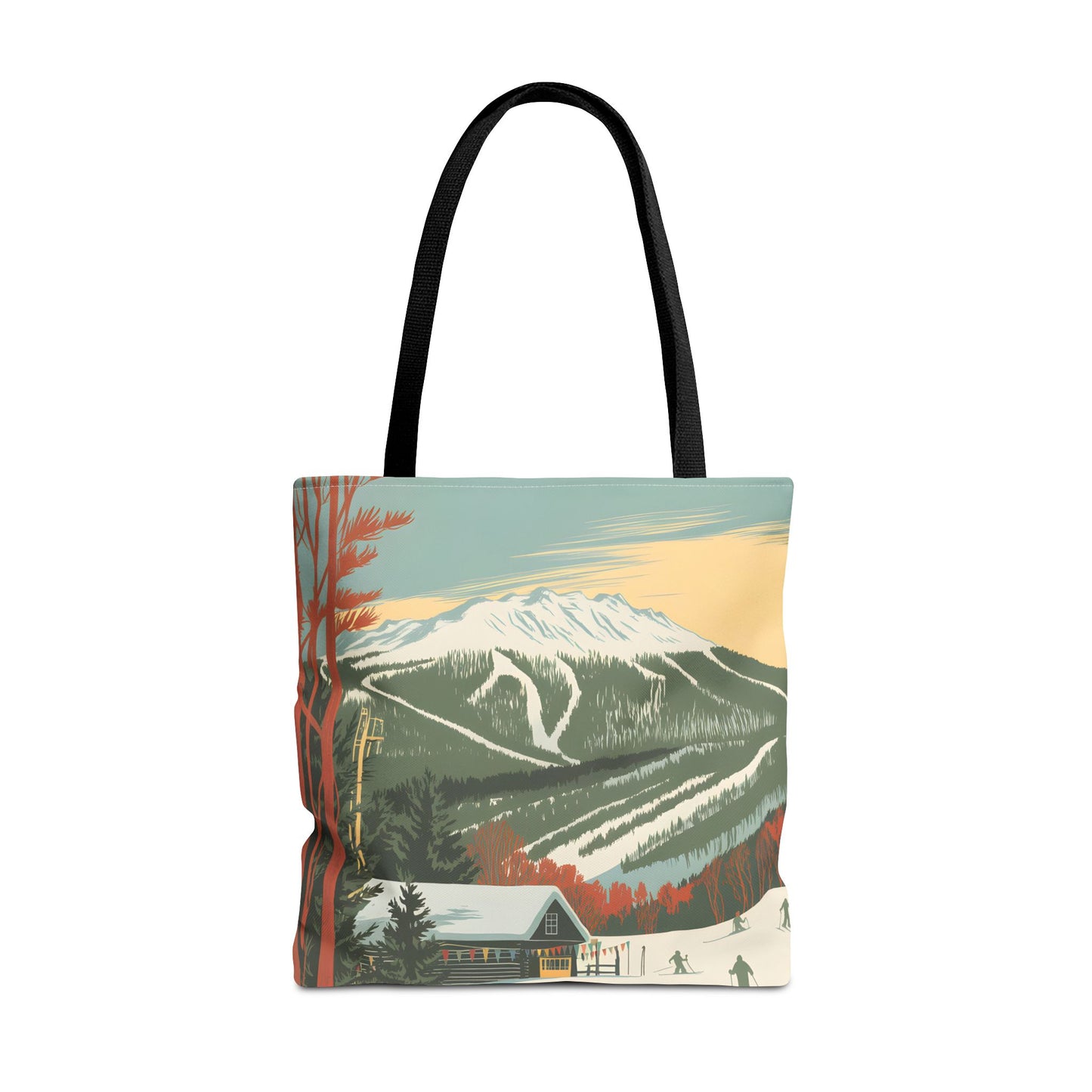 Okemo Vermont Tote Bag Winter Ski Resort All Over Print Eco Friendly Style