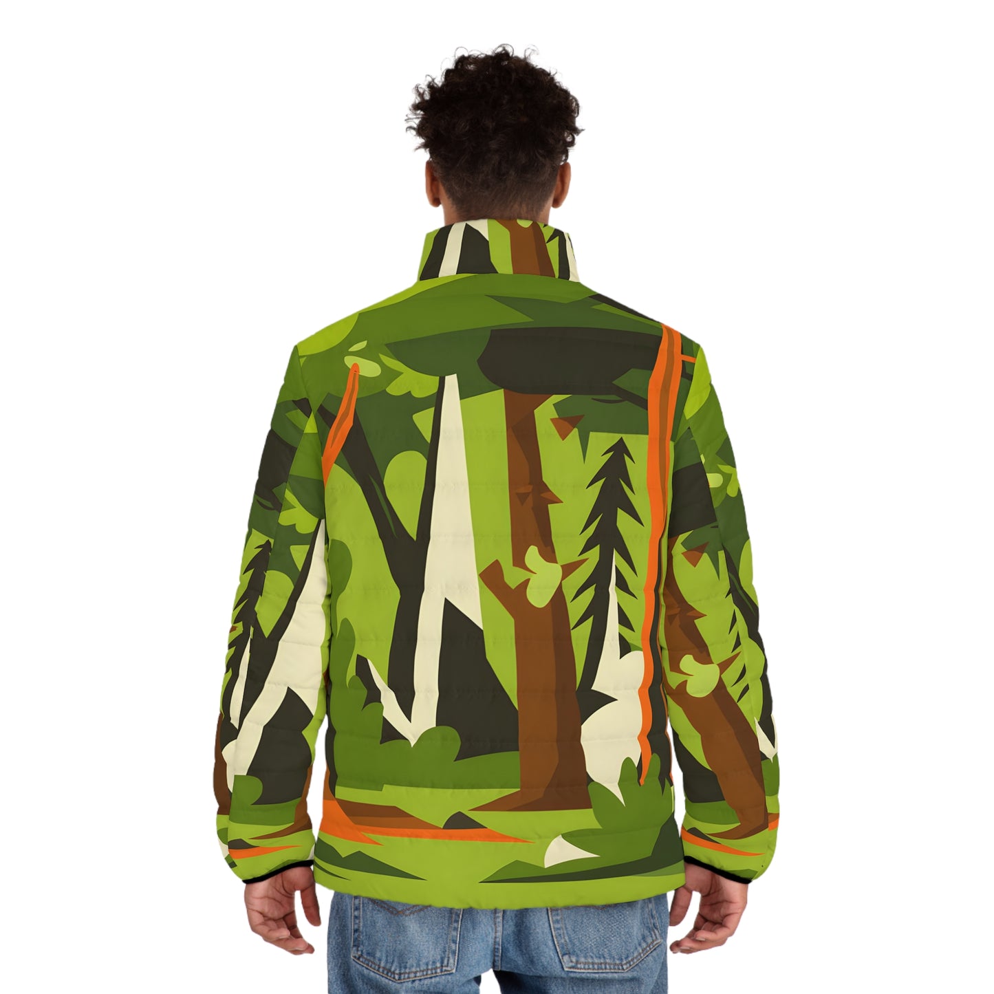 Simplified Forest Puffer Jacket Outdoor Apparel Warm Stylish Windbreaker Winter