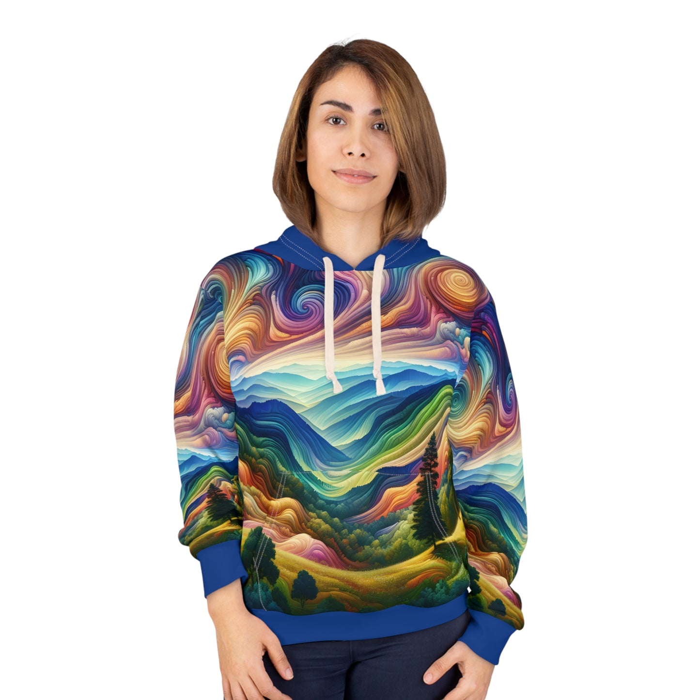 Shenandoah National Park All Over Print Pullover Hoodie for Outdoor Adventures