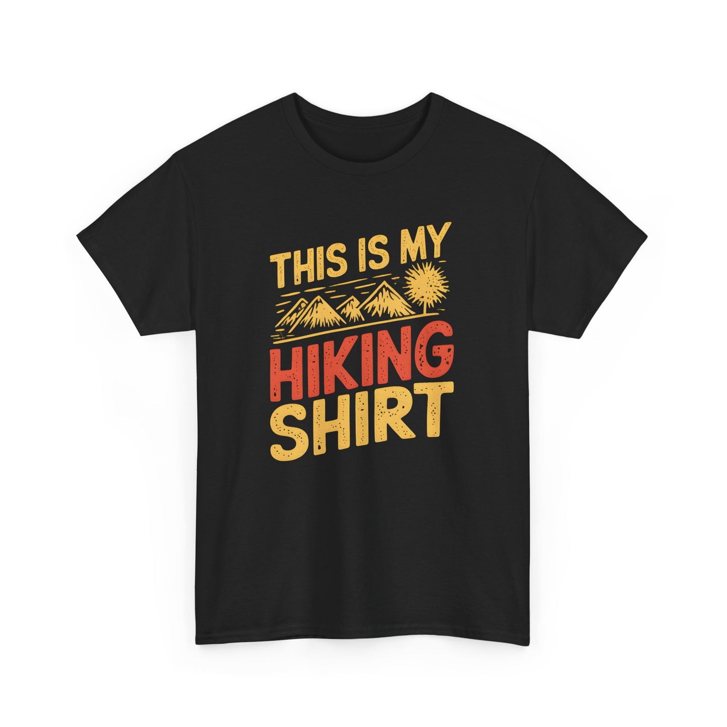 This Is My Hiking Shirt Funny Outdoor Adventure T-Shirt Nature Lover Gift Tee