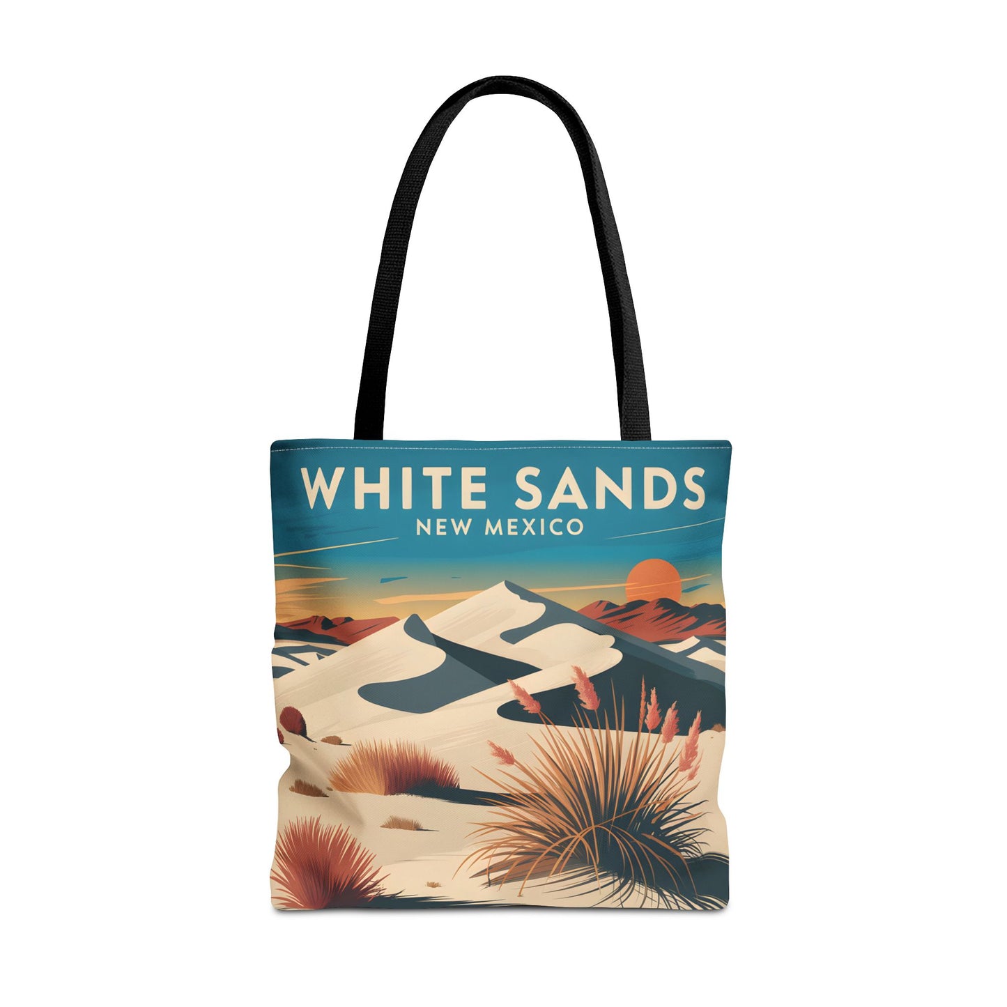White Sands New Mexico All Over Print Tote Bag Desert Landscape Art