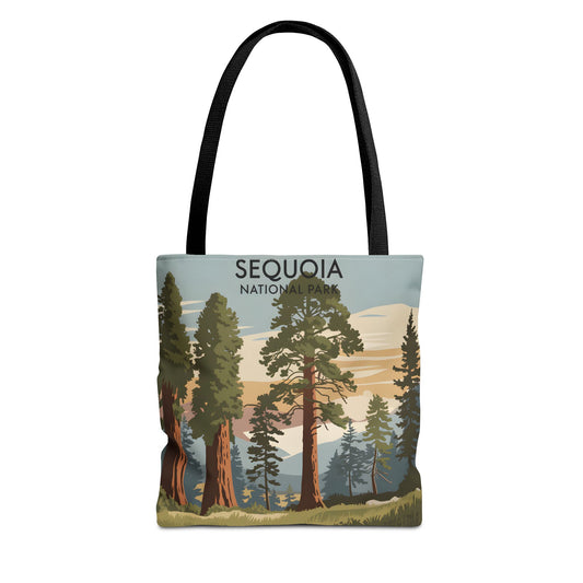 Sequoia National Park All Over Print Tote Bag Eco-Friendly Travel Apparel