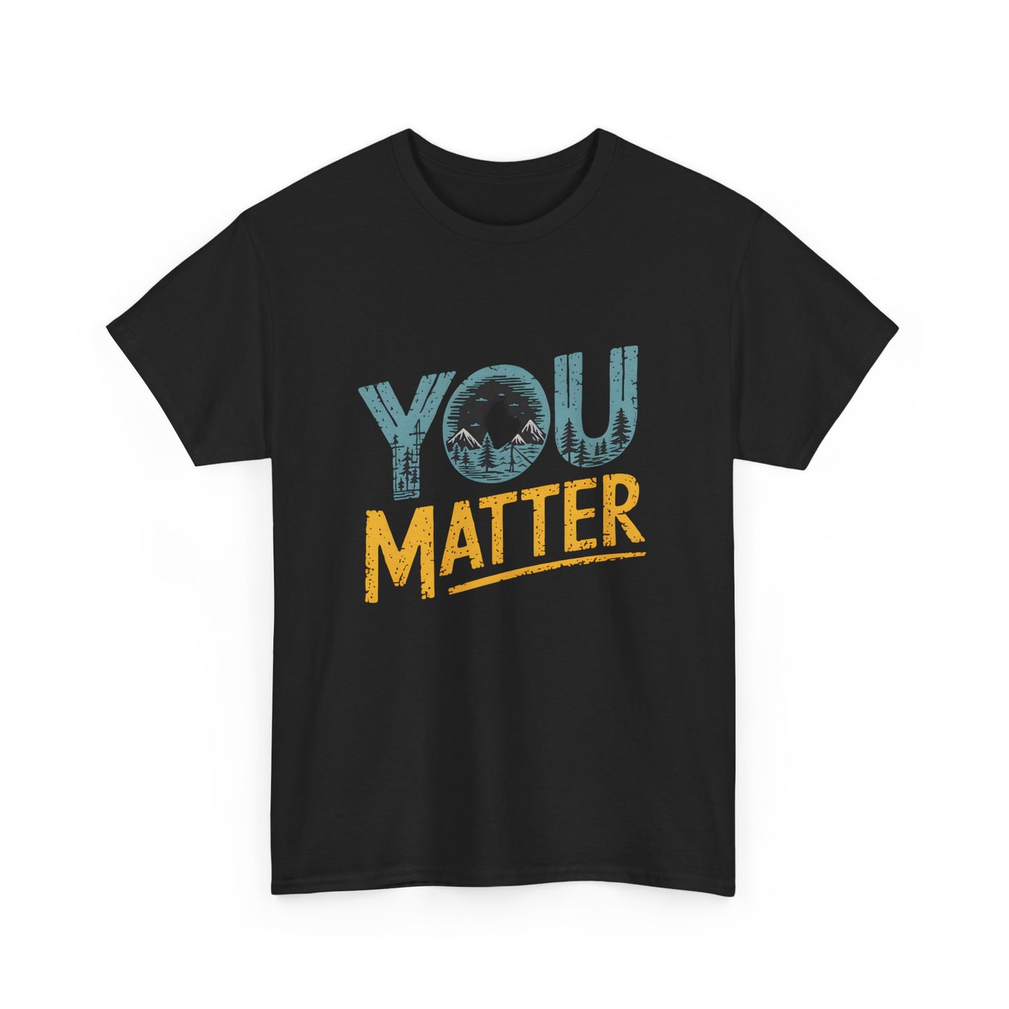 You Matter Vintage Graphic Tee Outdoor Nature Hiking Shirt Short Sleeve Casual