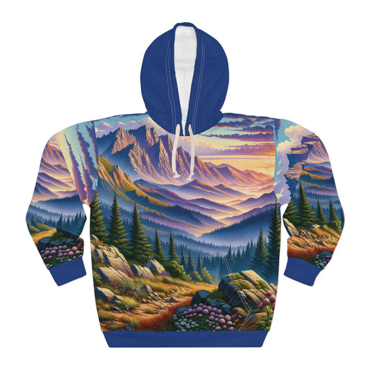 Mount Marcy Trail Hoodie Outdoor Adventure Apparel Nature Graphics Travel
