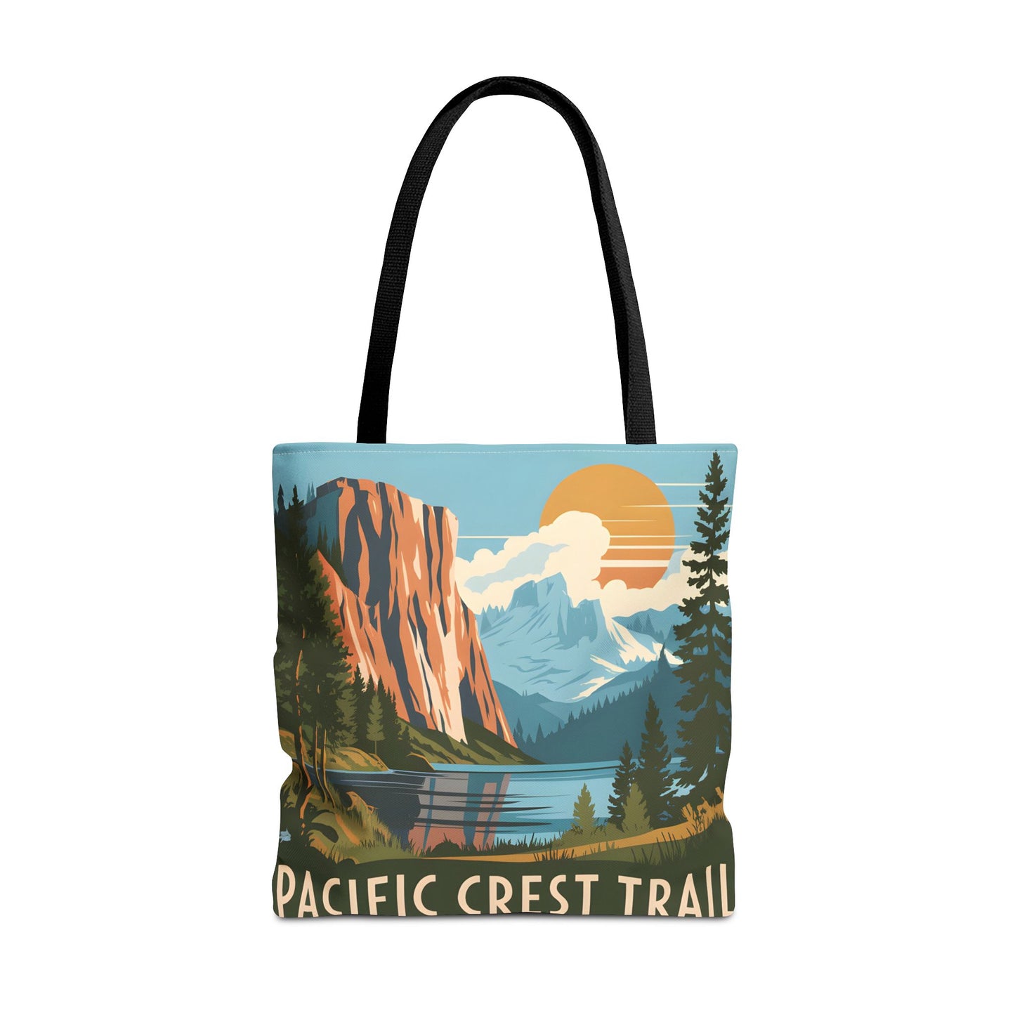 Pacific Crest Trail Tote Bag All Over Print Outdoor Adventure Gift 1999 Design