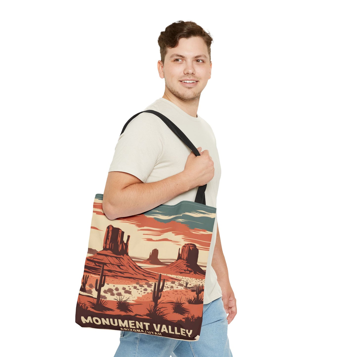 Monument Valley Arizona Utah All Over Print Tote Bag Desert Landscape Gift