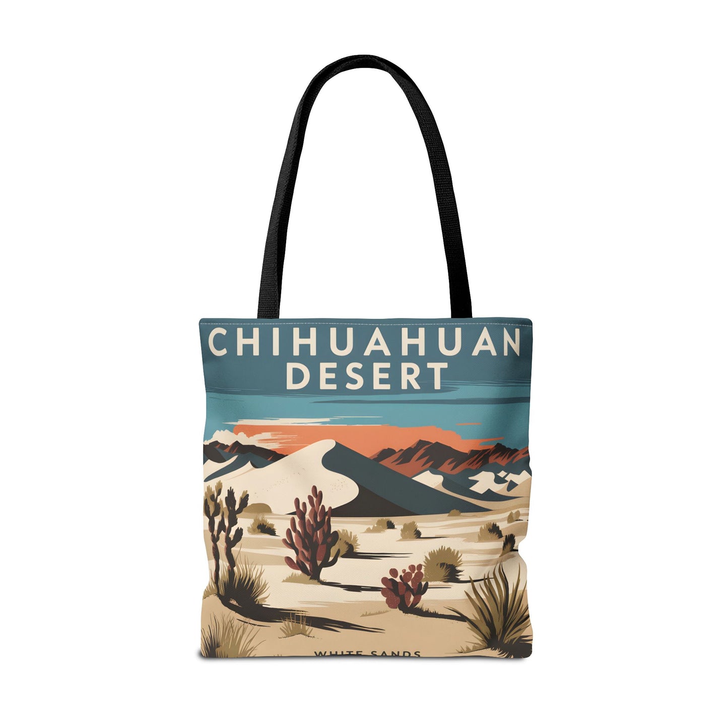 Chihuahuan Desert All Over Print Tote Bag White Sands National Park Gift