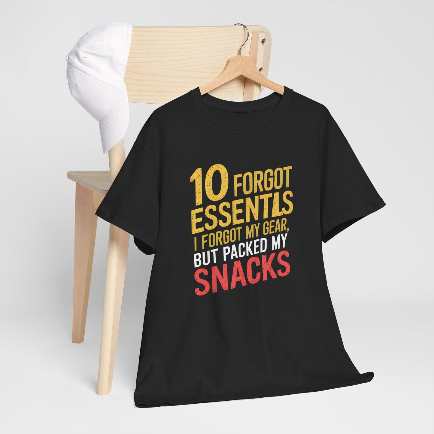 Funny Camping I Forgot My Gear Packed My Snacks Graphic Gift T Shirt