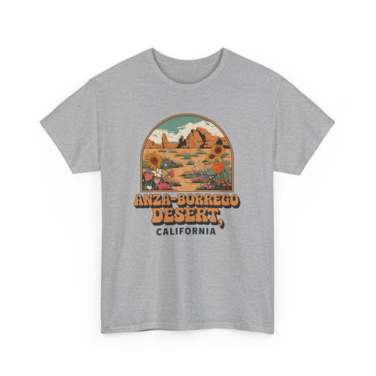 Anza-Borrego Desert California T-Shirt Vintage Nature Graphic Tee - T Shirt