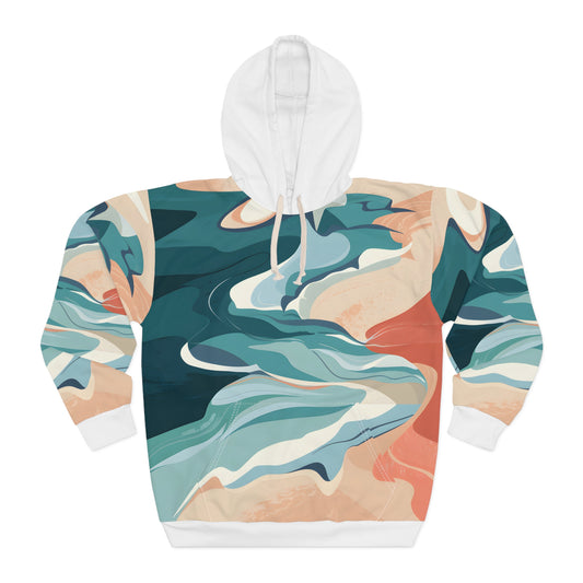 Wild Whispers All-Over Print Pullover Hoodie Outdoor Travel Apparel Unisex Wear