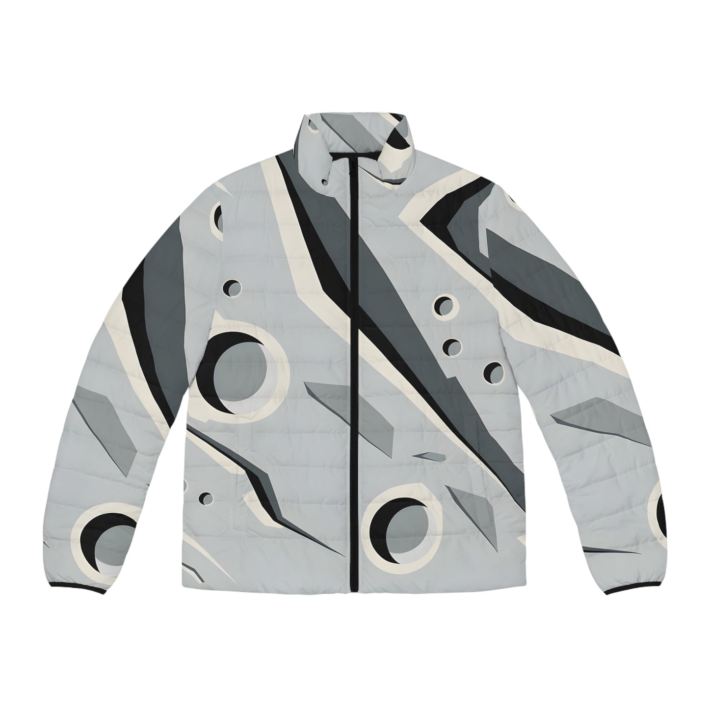 Lunar Fade Puffer Jacket All Over Print Winter Coat Stylish Warmth Outdoor Gear