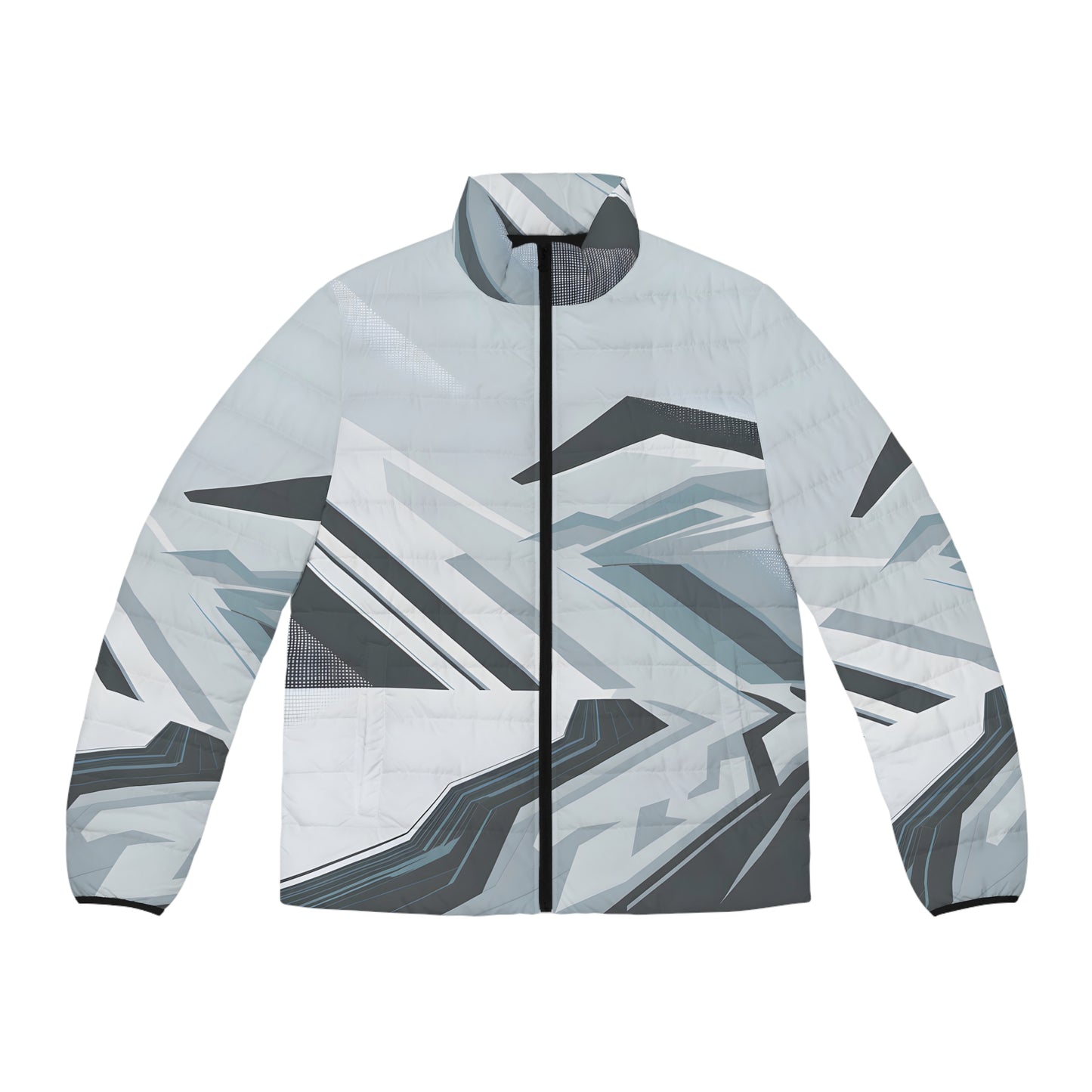 Puffer Jacket Outdoor Apparel Whiteout Lines Stylish Warm Weather Gear Winter