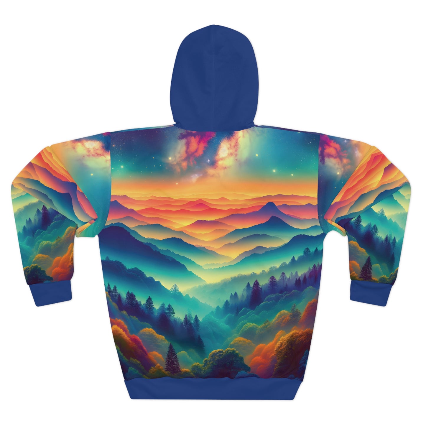 Appalachian Hoodie All Over Print Colorful Mountain Pullover Hiking Adventure