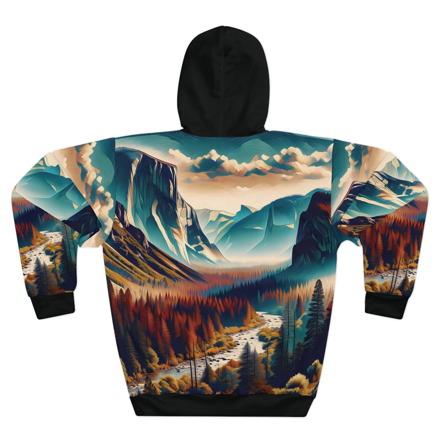 Yosemite El Capitan Hoodie Unisex California Sierra Mountains Scenic Pullover