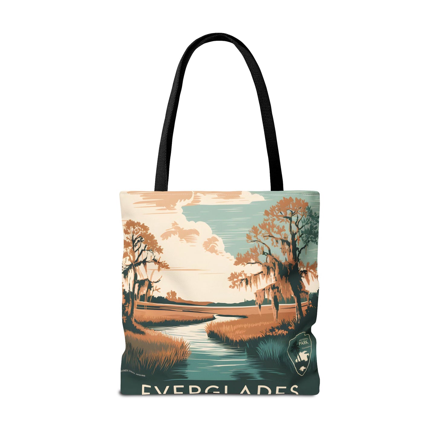 Everglades National Park All Over Print Tote Bag Eco Friendly Travel Accessory