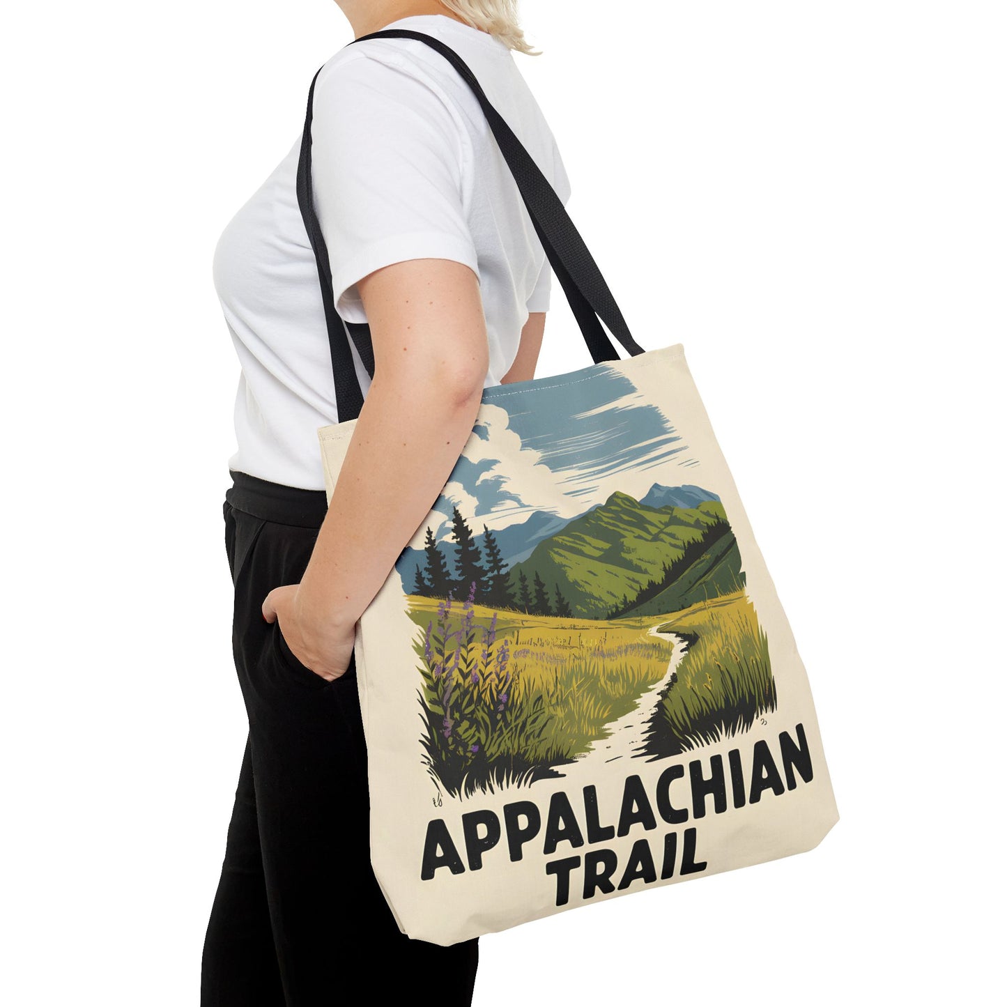 Appalachian Trail Tote Bag All Over Print Hiking Gift Nature Explorer Shoulder
