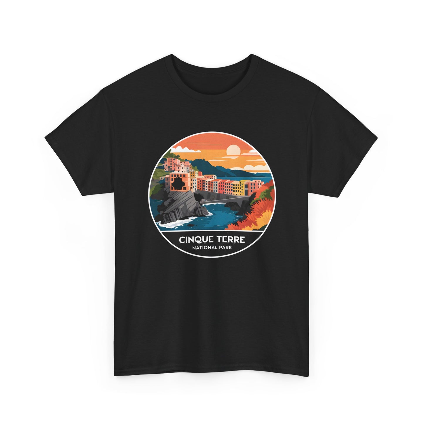 Cinque Terre National Park Vintage T-Shirt Travel Apparel Gift - T Shirt