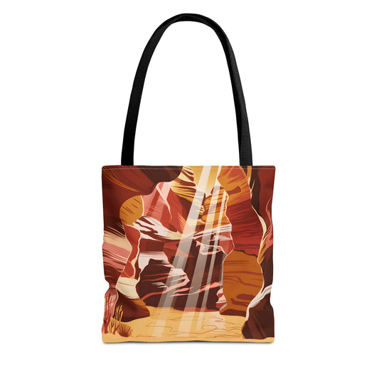 Antelope Canyon All Over Print Tote Bag Arizona Landscape Travel Accessory