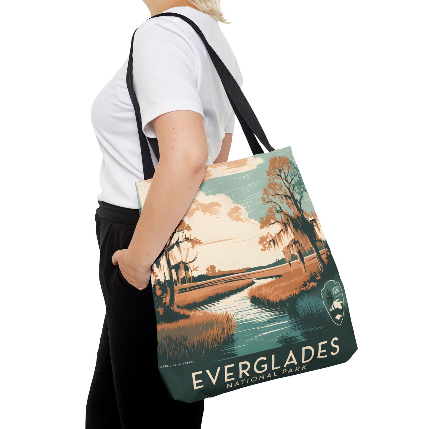 Everglades National Park All Over Print Tote Bag Eco Friendly Travel Accessory