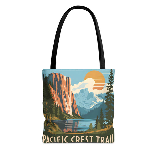 Pacific Crest Trail Tote Bag All Over Print Outdoor Adventure Gift 1999 Design