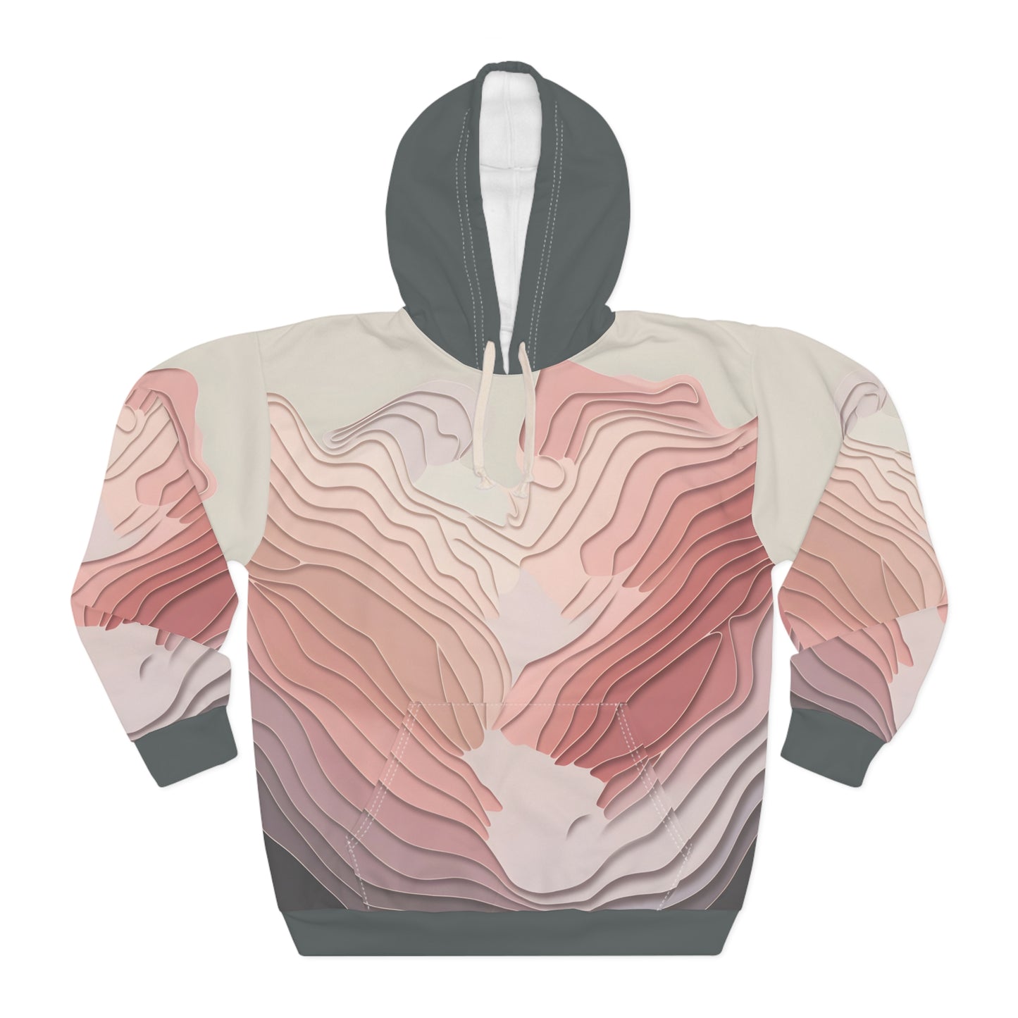 Pastel Range Hoodie All Over Print Unisex Outdoor Pullover Aesthetic Travel Wear