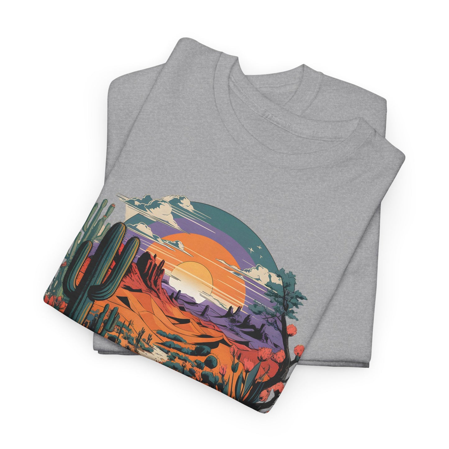 Chihuahuan Desert Texas T-Shirt Vintage Southwest Cactus Art Tee