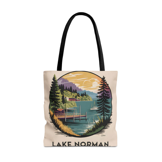 Lake Norman North Carolina All Over Print Tote Bag Nature Lover Gift