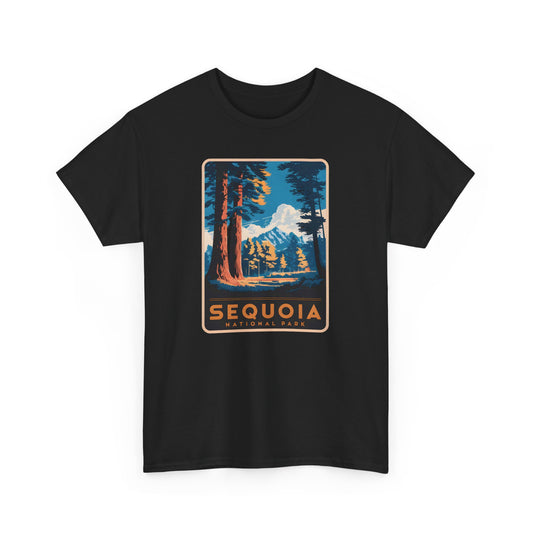 Sequoia National Park T-Shirt Retro Hiking Apparel Outdoor Adventure Wear