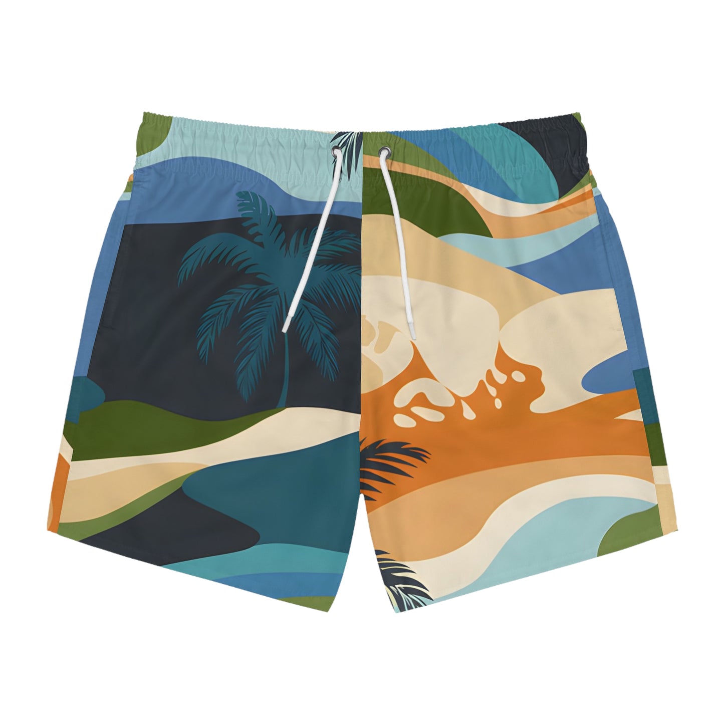 Mirage Break Men's Swim Trunks Stylish Beachwear Quick Dry Summer Surf Aloha