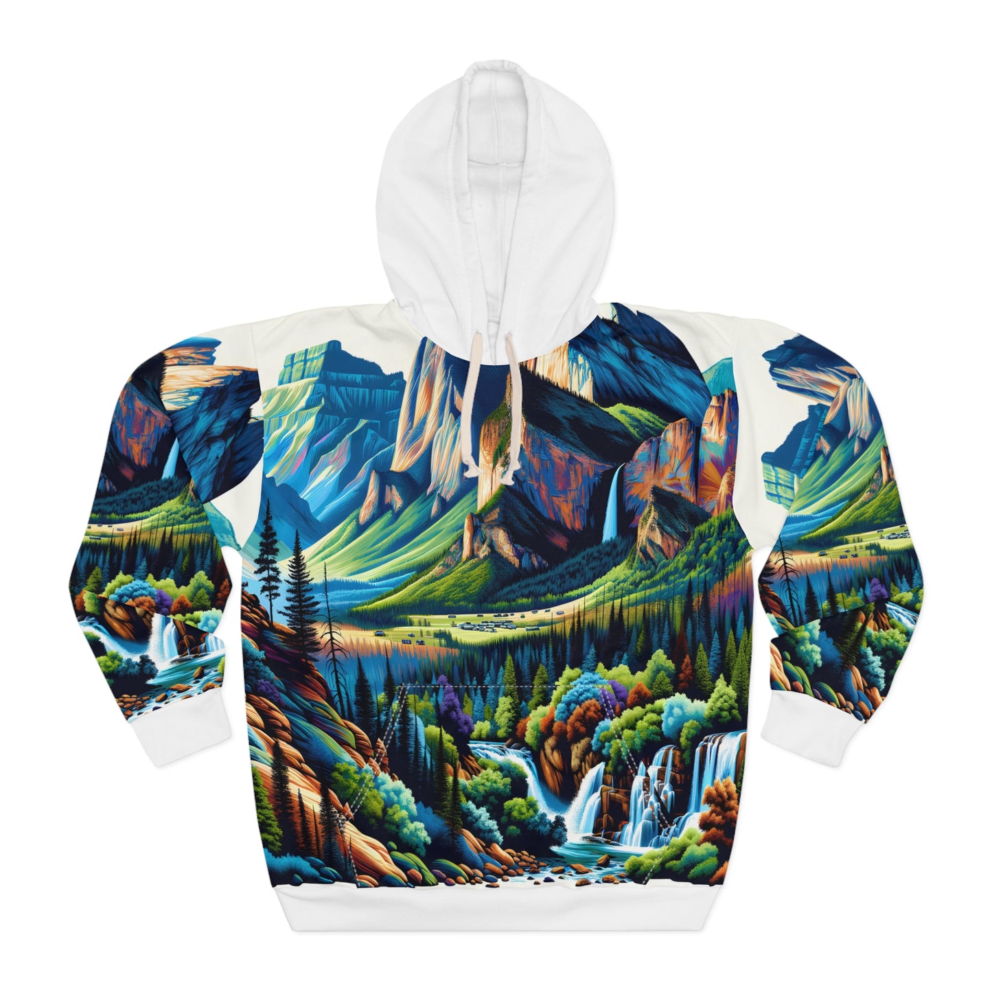 Yosemite National Park All Over Print Hoodie for Nature Lovers and Adventurers
