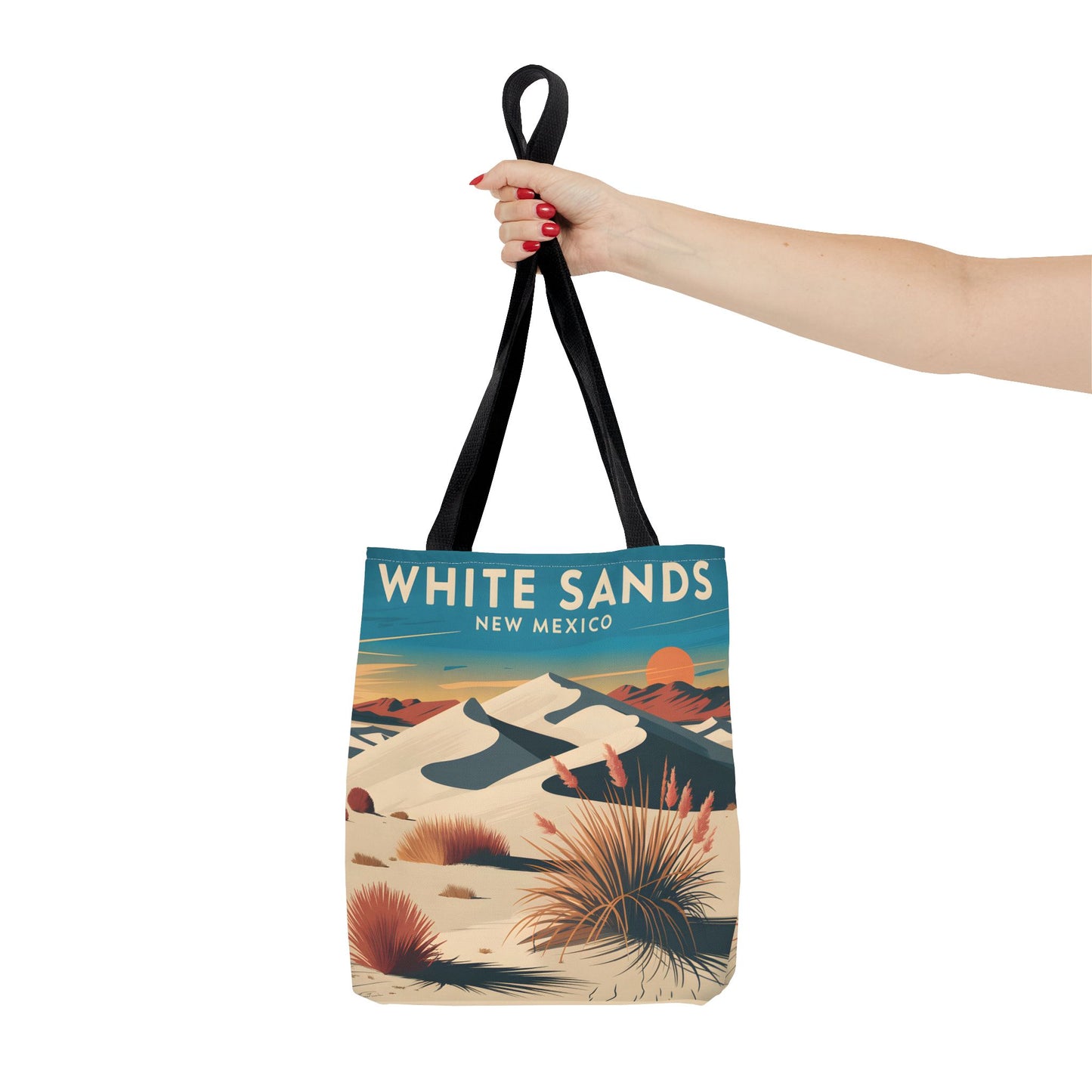 White Sands New Mexico All Over Print Tote Bag Desert Landscape Art
