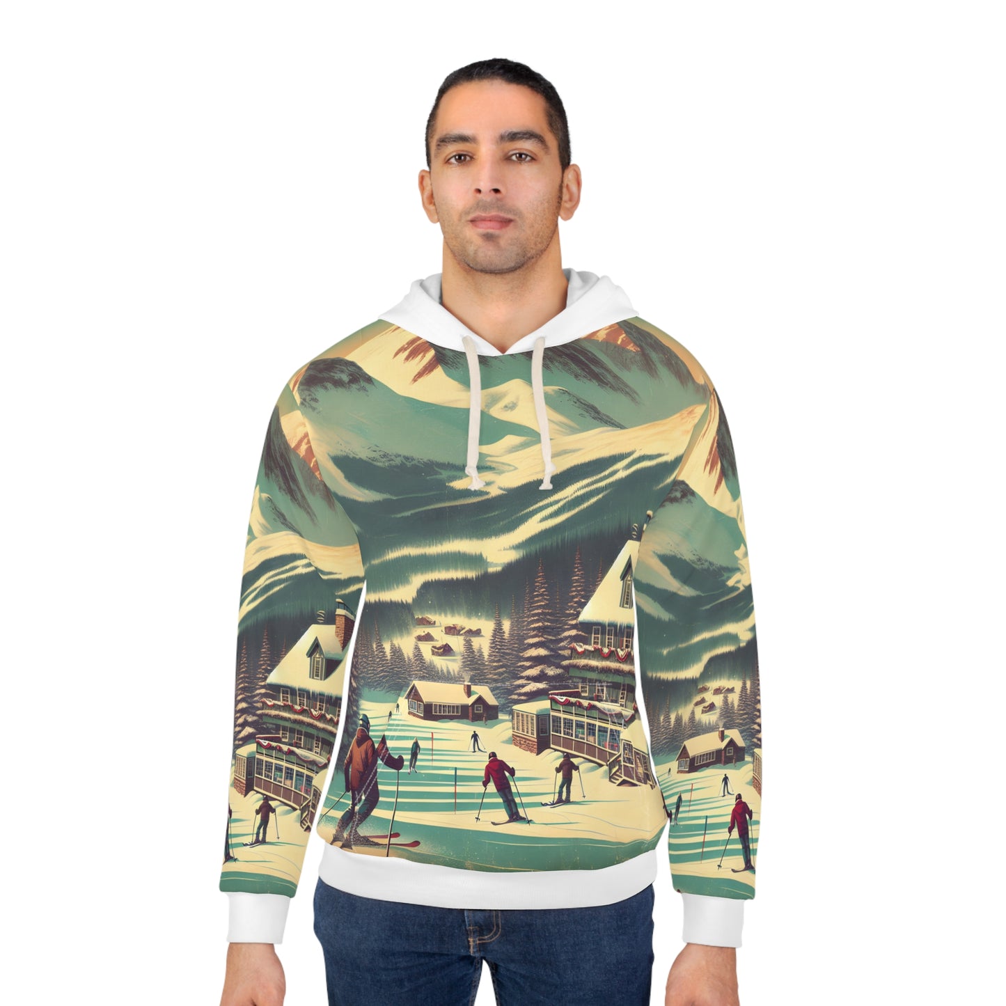 Mount Evans Colorado Hoodie Outdoor Apparel All Over Print Design Art Adventure