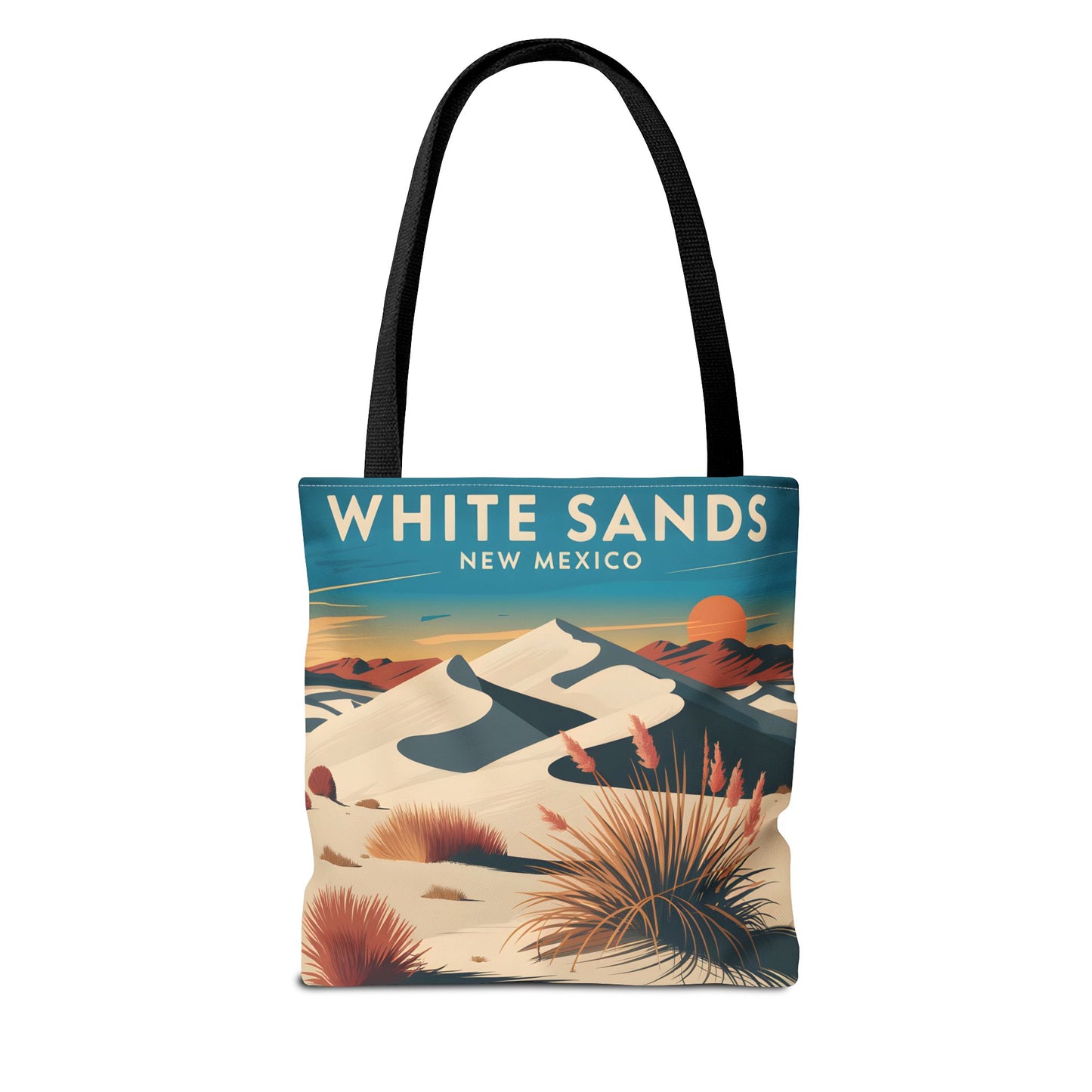 White Sands New Mexico All Over Print Tote Bag Desert Landscape Art